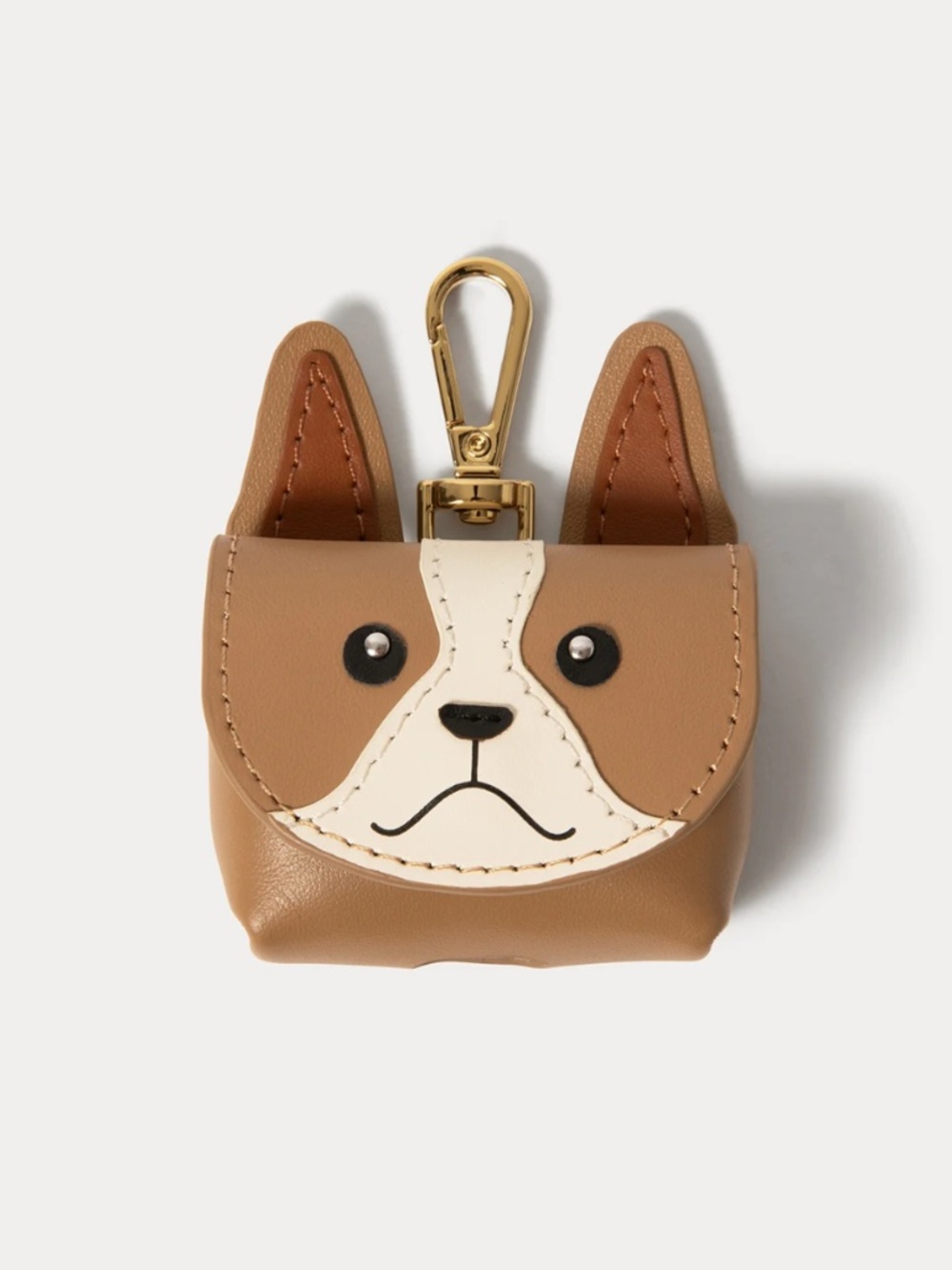 A Bandolier Frenchie Puppy Air Pods Pouch Holder
